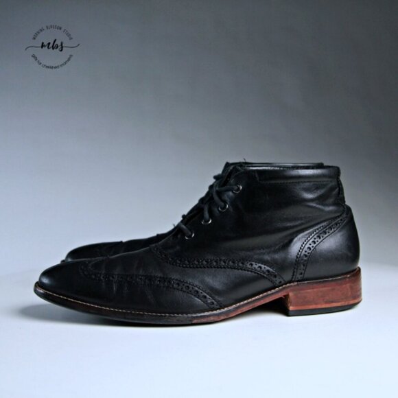 Cole Haan Liam Chukka II Leather Boots Black Men 11 - Picture 4 of 14